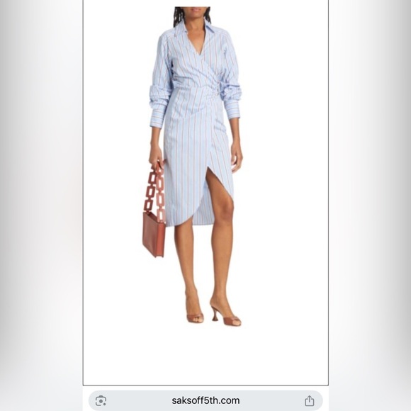 Veronica Beard Dresses & Skirts - Veronica Beard Afton Draped Shirt Dress